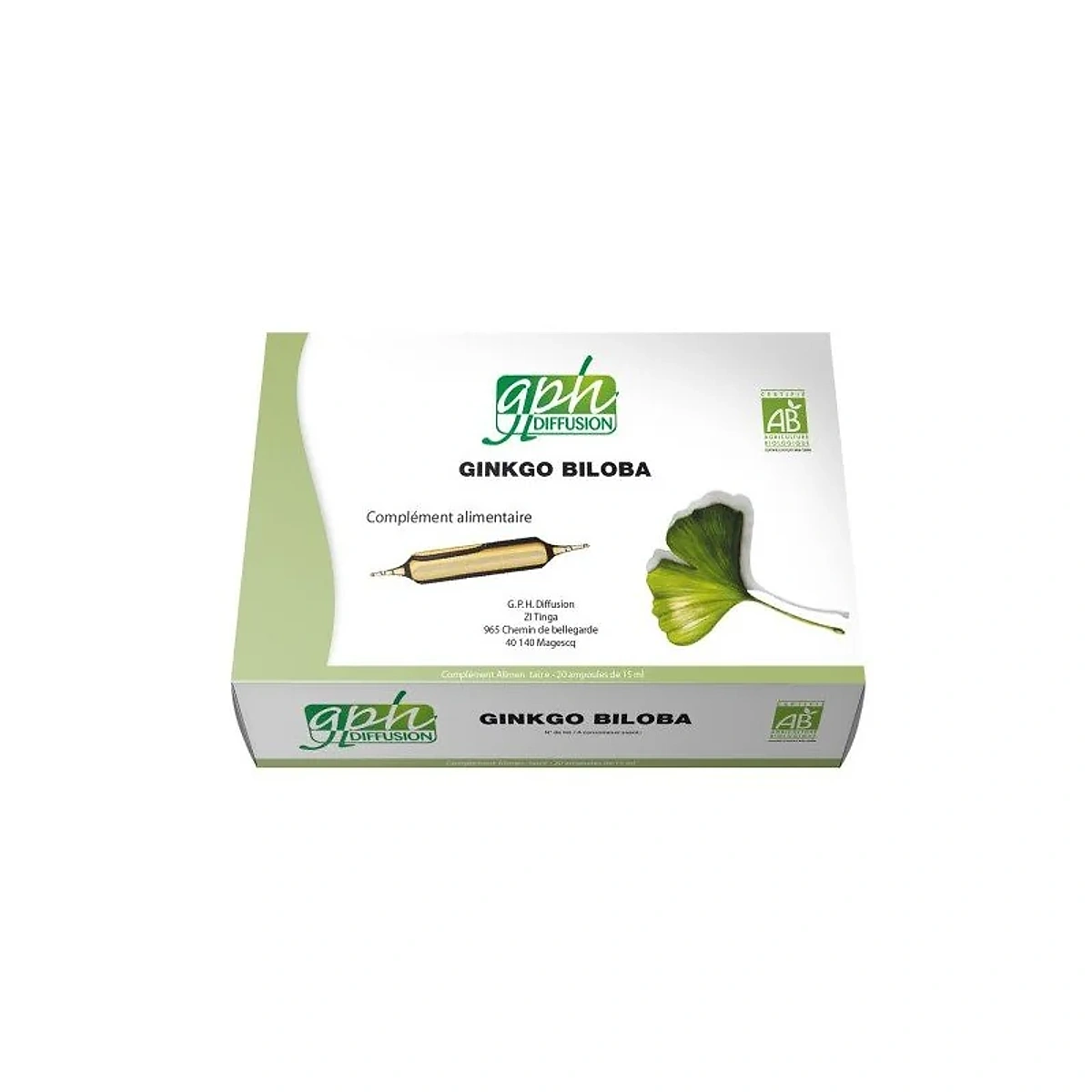 GPH Diffusion Ginkgo Biloba 20 Ampoules*15ml