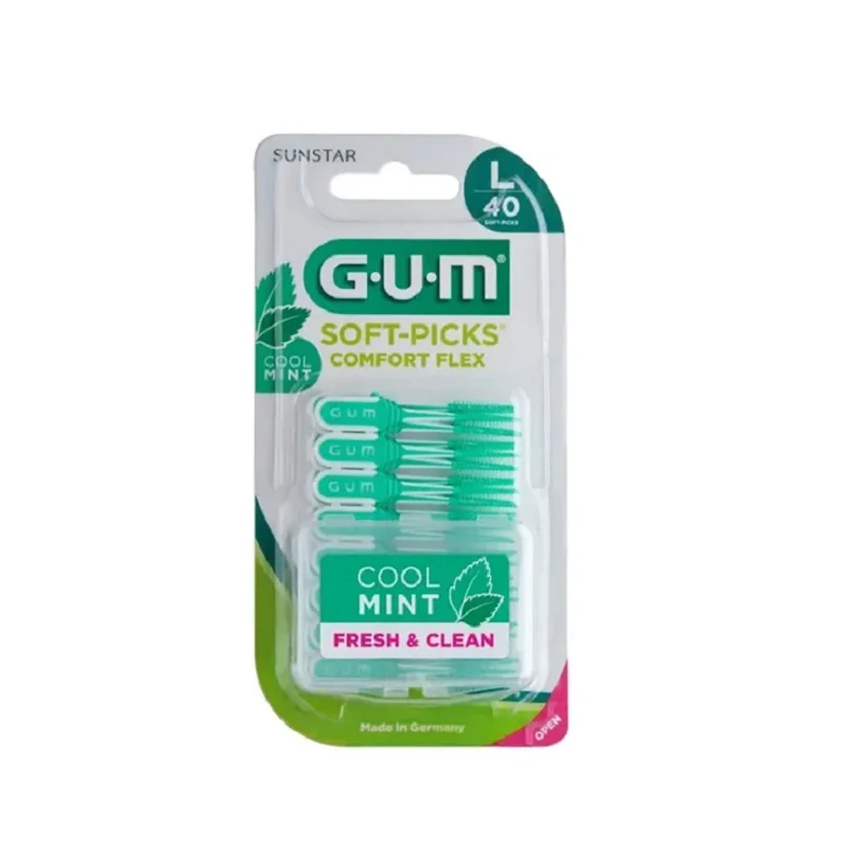 GUM Soft-pick Comfort Flex mentholé Large Réf671