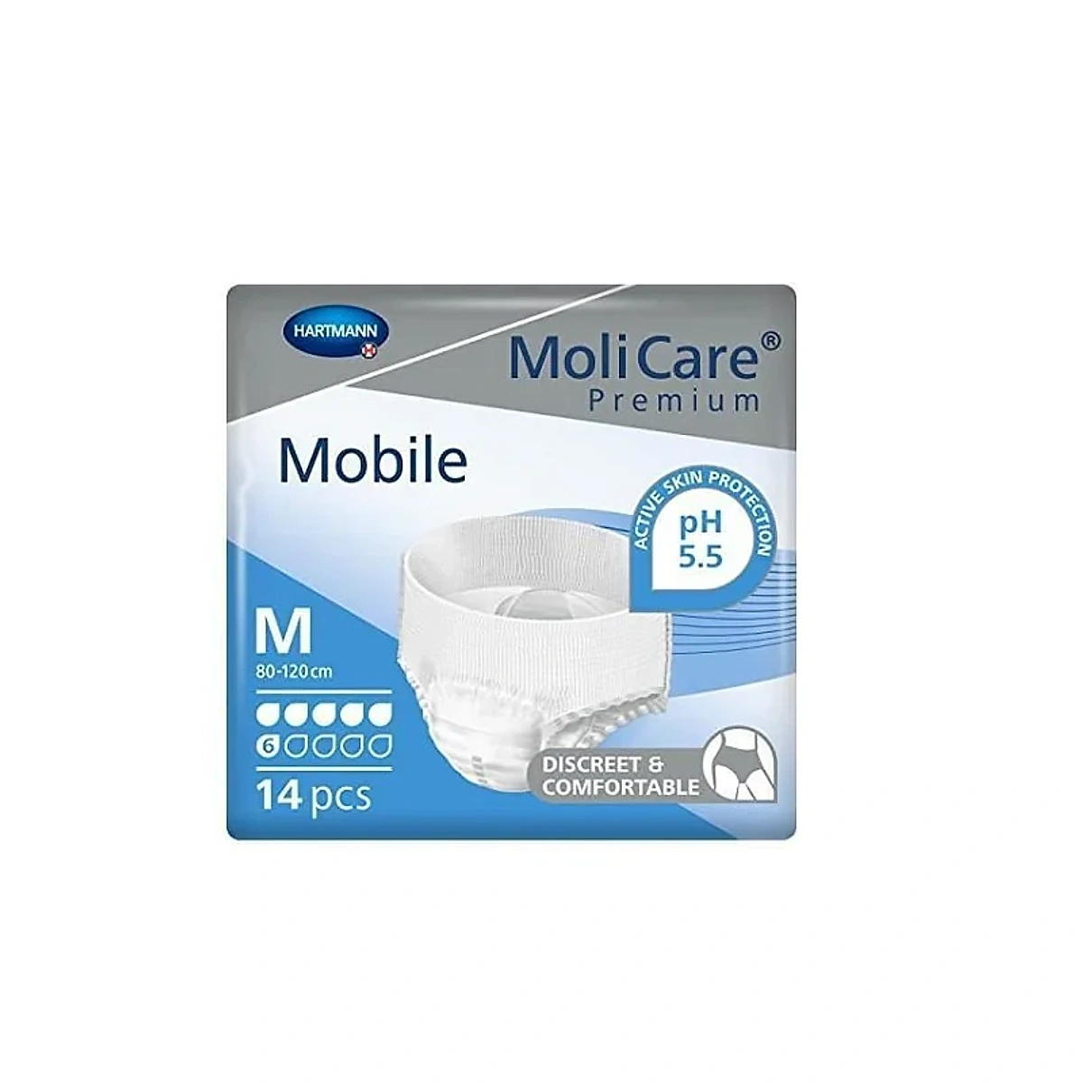 HARTMANN MOLICARE MOBILE SLIP ABSORBANT TAILLE M/JOUR X 14Unités 915832