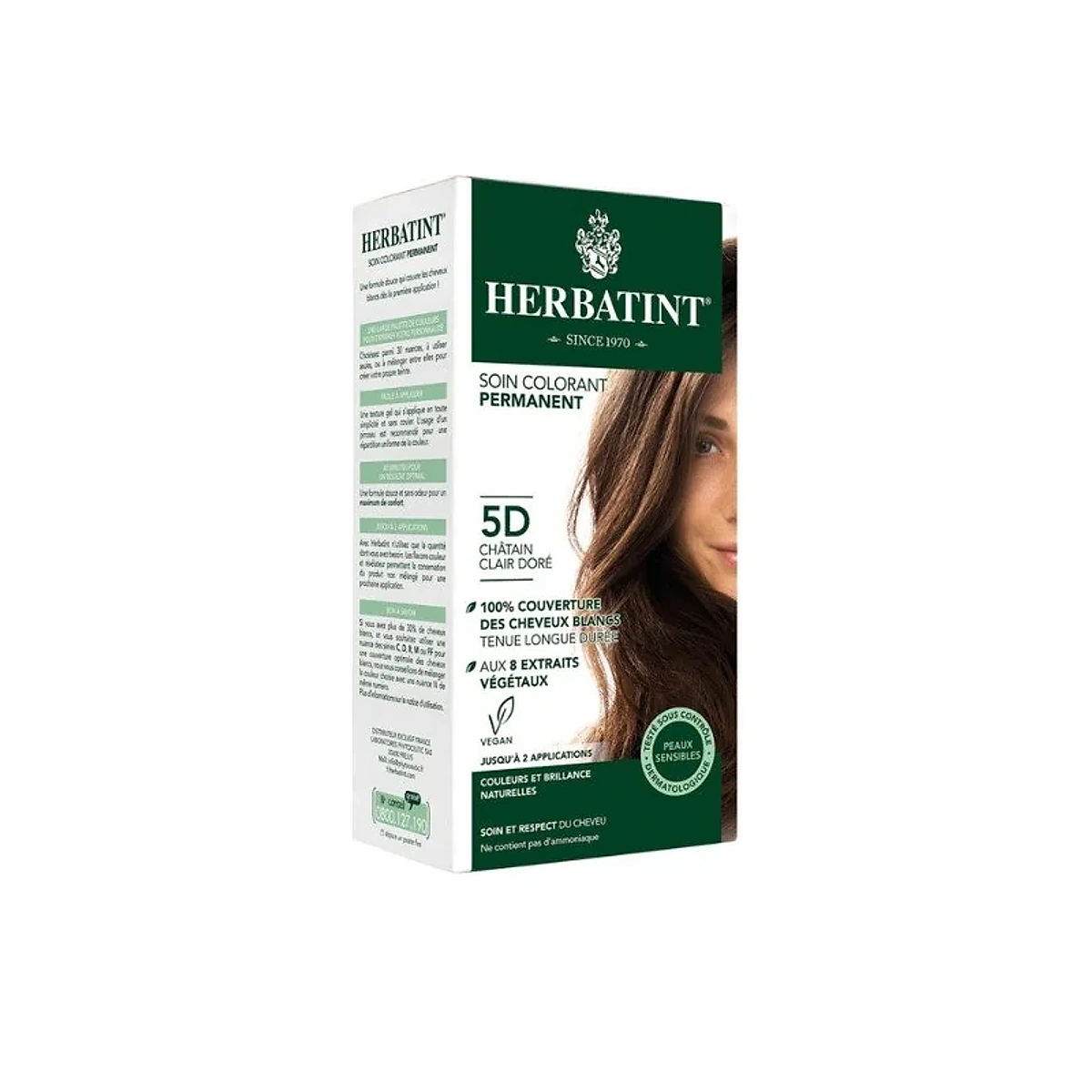 Herbatint 5D Chatain Claire Dore 150ml