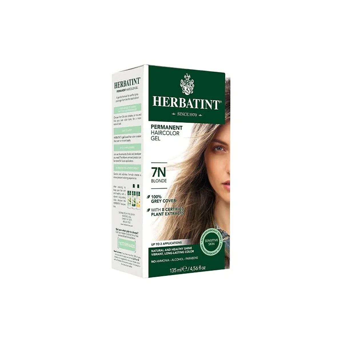 Herbatint Soin Colorant Permanent 7N