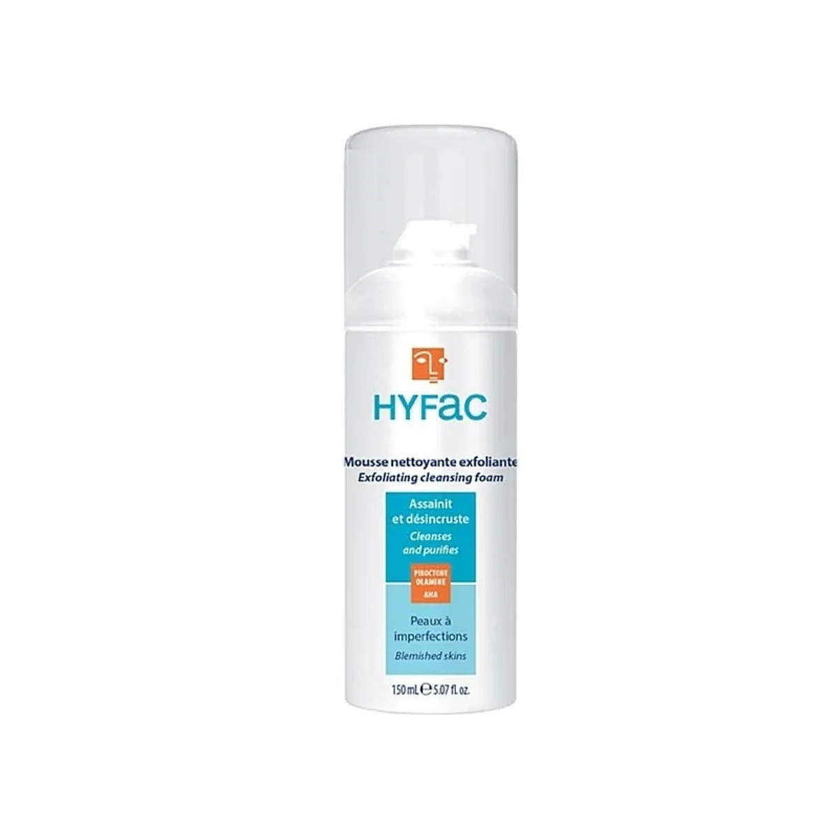 Hyfac Mousse Nettoyante Exfoliante – 150 ml