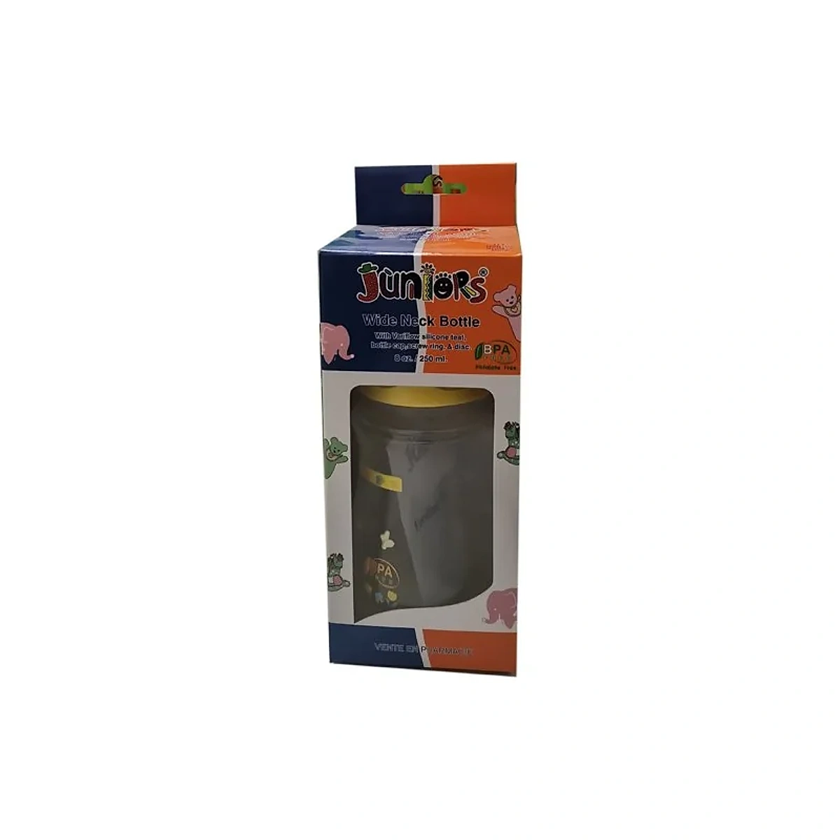 Juniors biberons col large 250ml