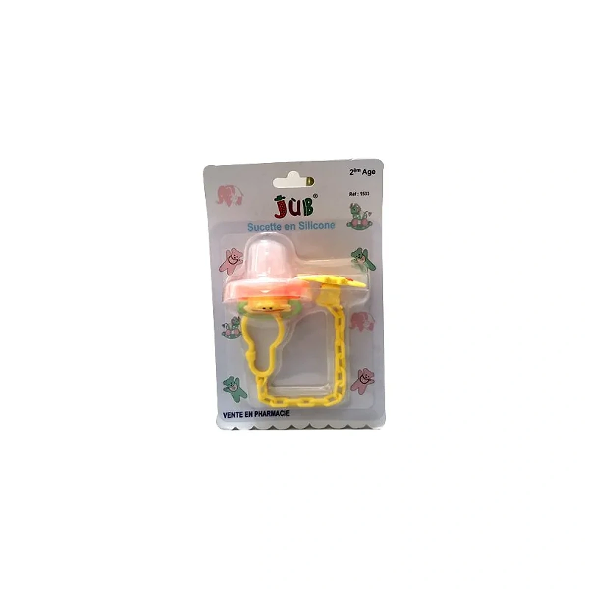 Juniors sucette en silicone jub 2eme age +couvercle