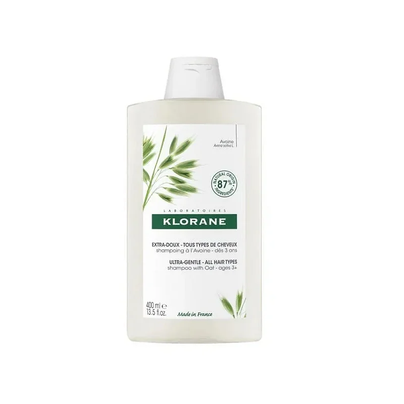 Klorane Shampoing Extra-Doux au Lait d’Avoine – 400 ml