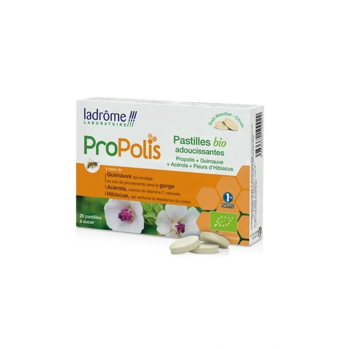 LADROME PROPOLIS ADOUCISSANTES 20 PASTILLES