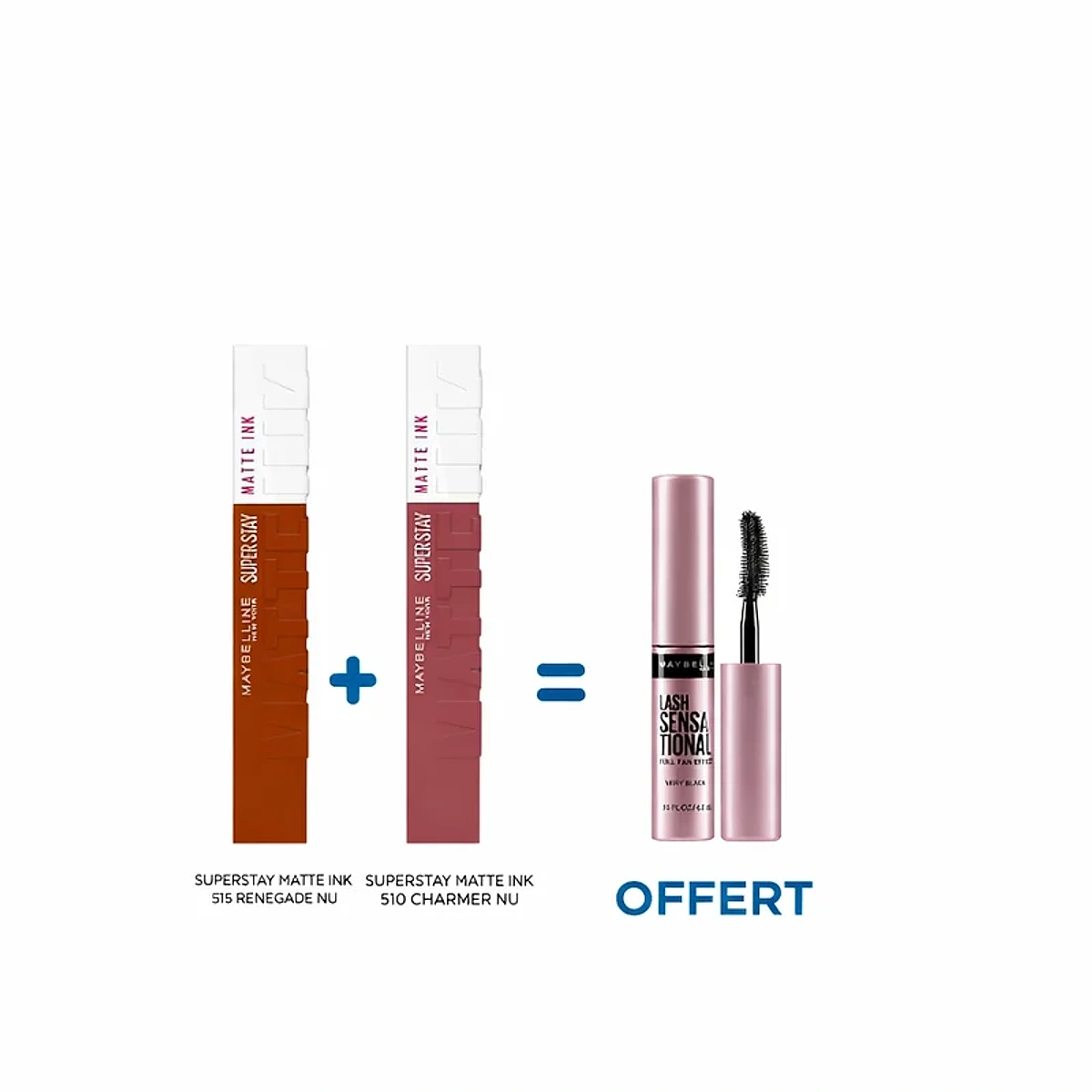 MAYBELLINE SUPER STAY MATTE INK 510 CHARMER NU SSTAY MATTE INK 515 RENEGADE NU