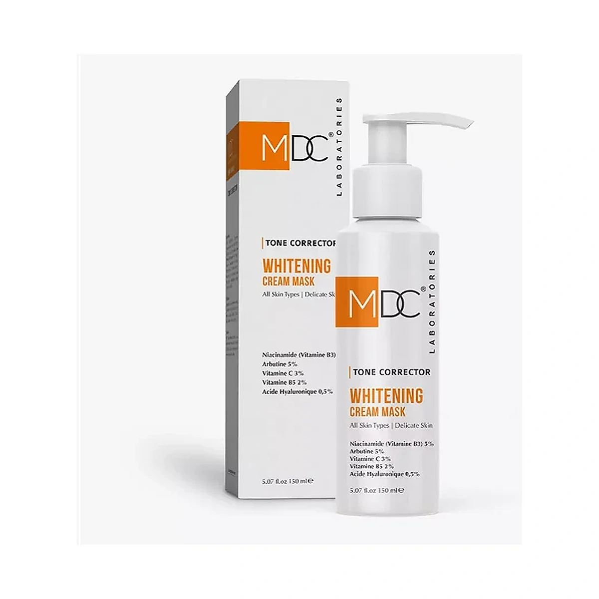 MDC Tone Corrector Whitening Cream Mask 150 ml