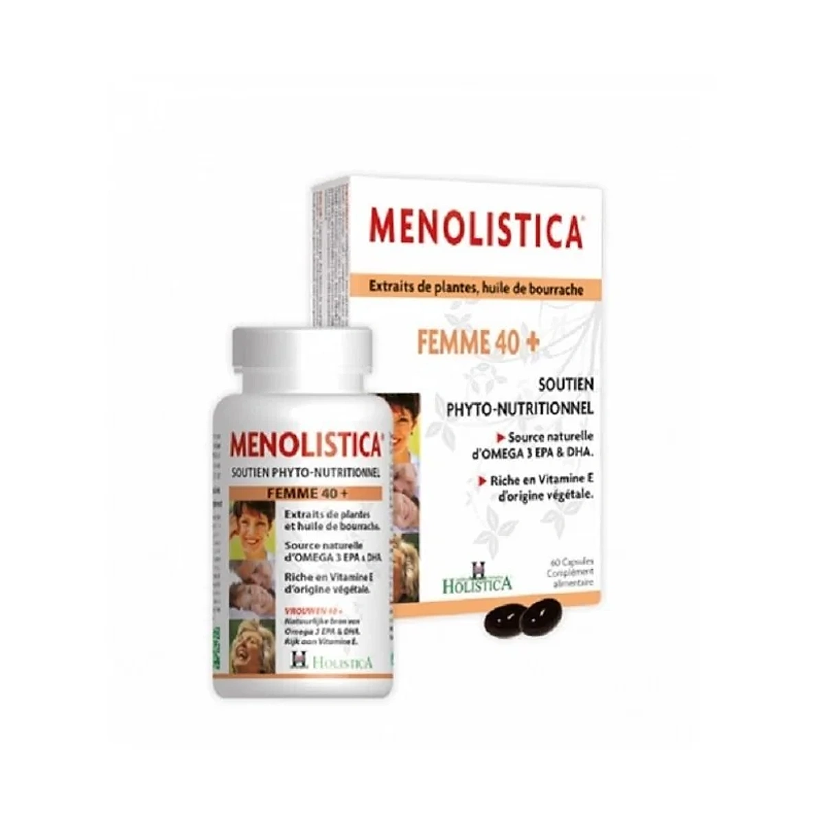 MENOLISTICA FEMME 40+ SOUTIEN -NUTRITIONNEL 60 CAPSULES