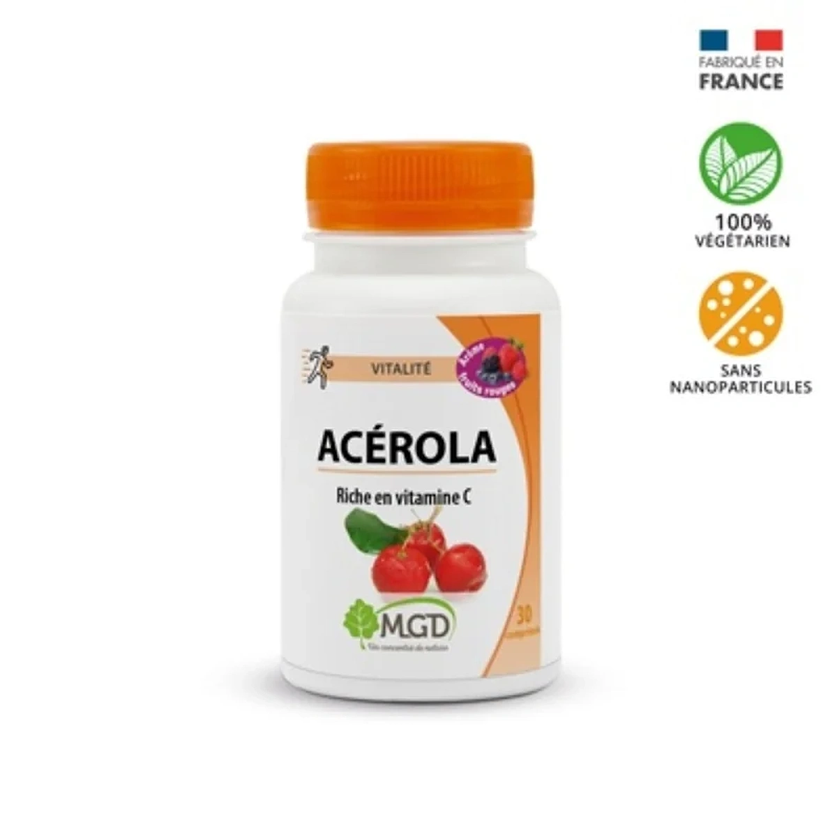 MGD Acerola Fruits Rouge 30 Gelules