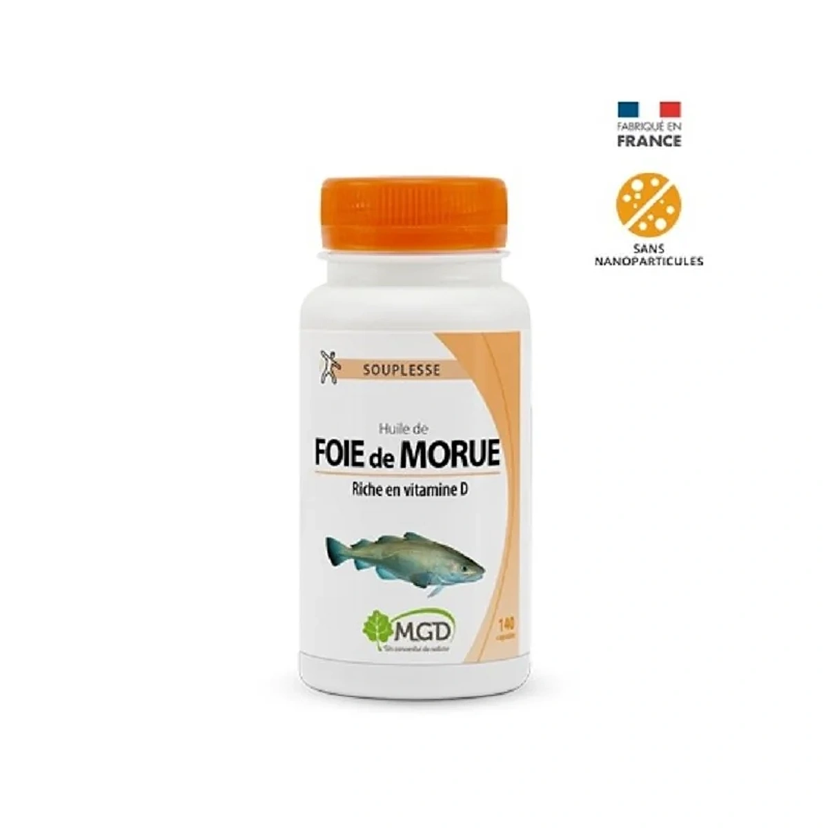 MGD NATURE Foie De Morue 140 Capsules