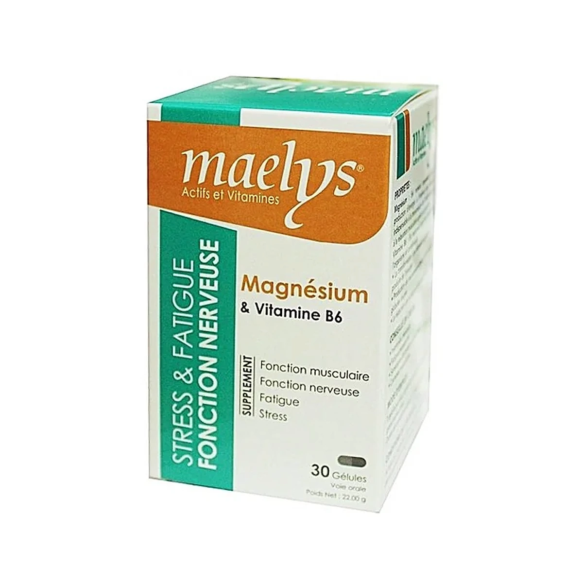 Maelys Magnésium & Vitamine B6 – 30 Gélules