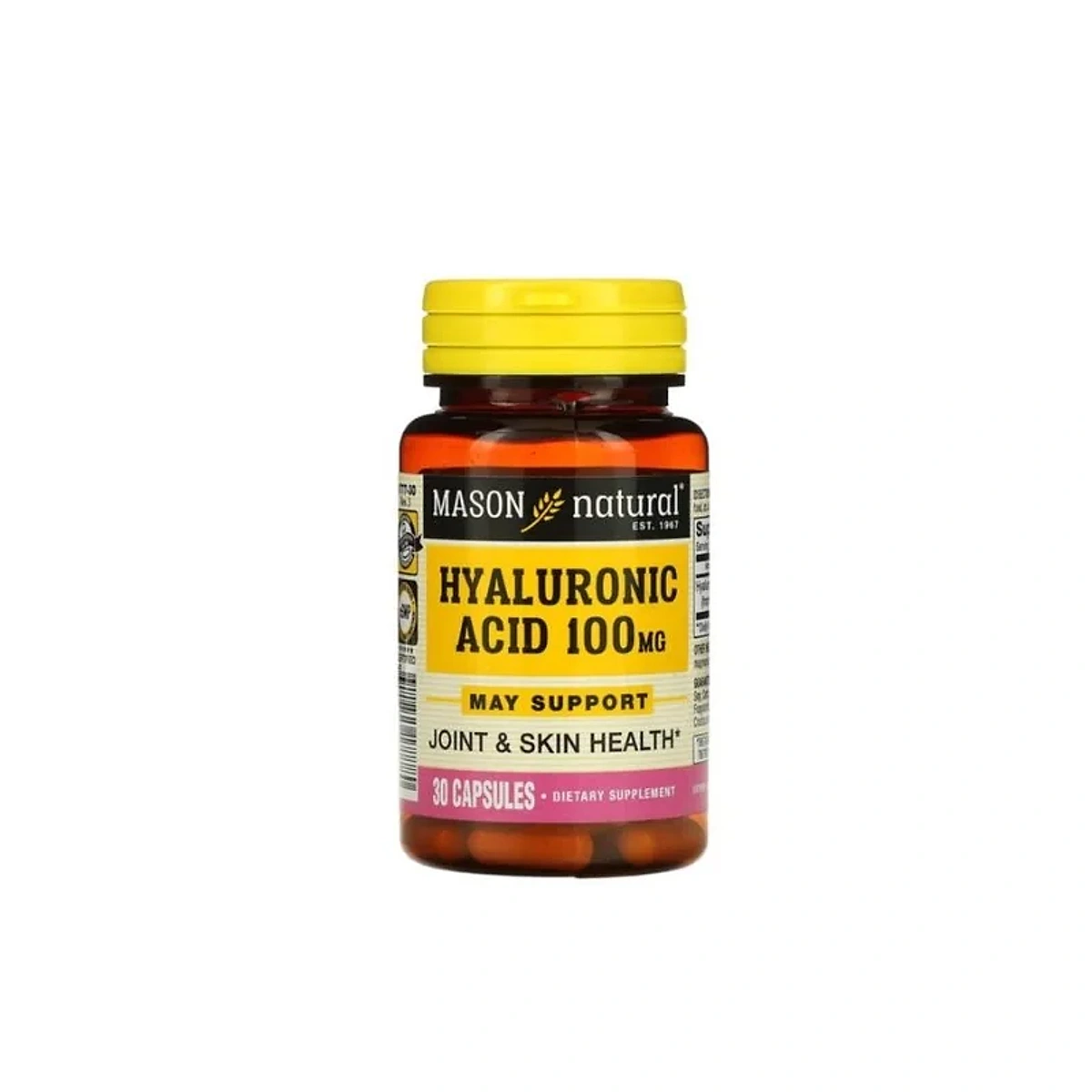 Mason natural Hyaluronic Acid 100 mg 30 Capsules