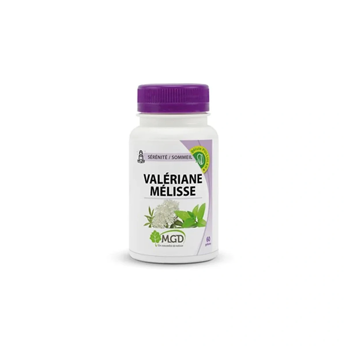 Mgd Nature Valériane et Mélisse – 60 Gélules