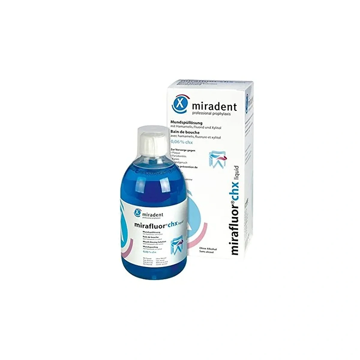 Miradent Mirafluor Chx Liquid 500ml