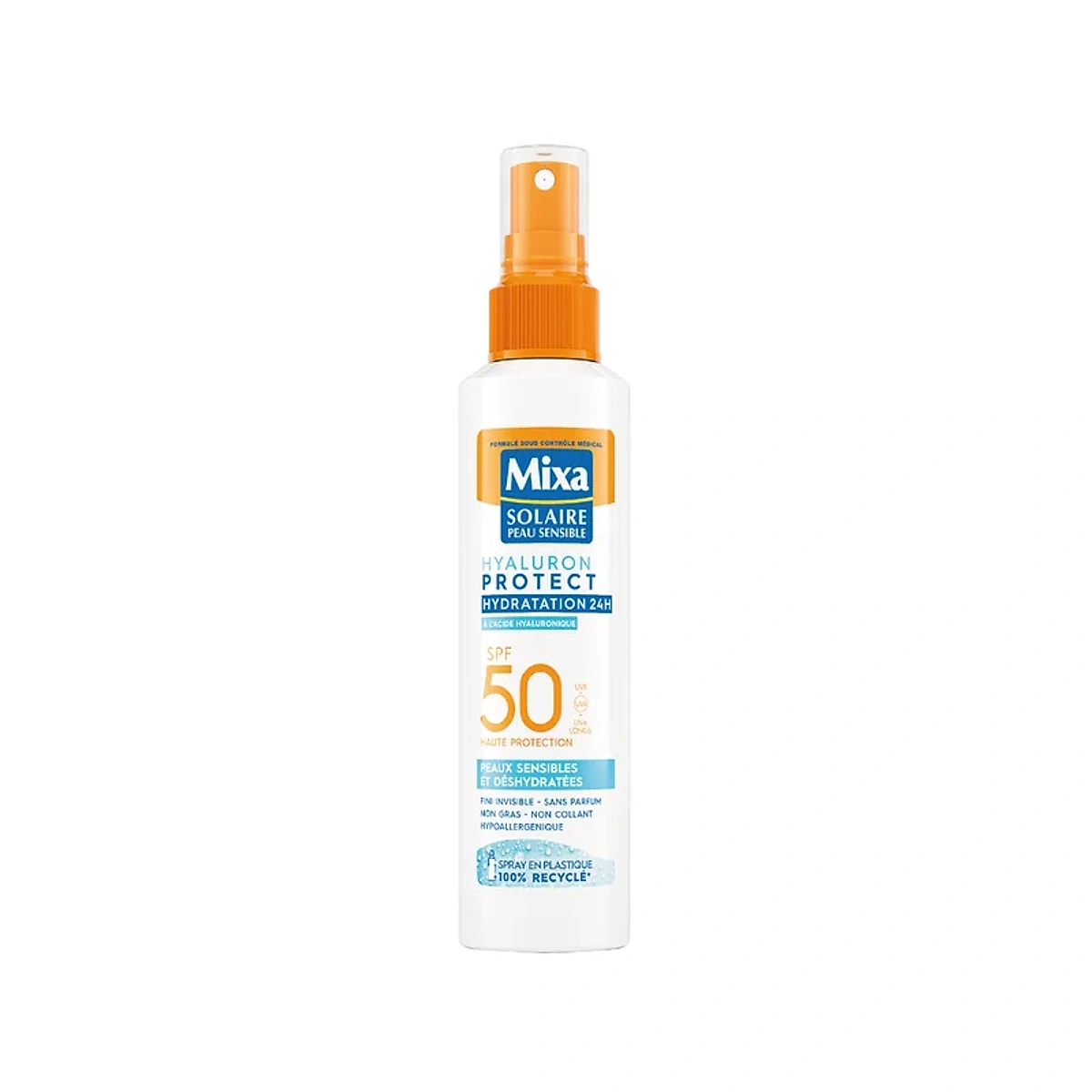 Mixa Solaire Spray Hyaluron Protect spf50+ 150ml