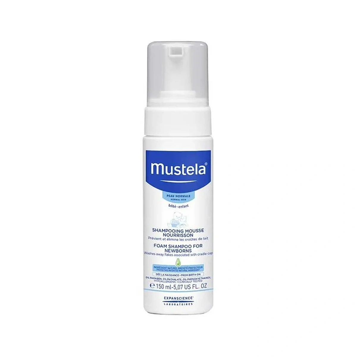 Mustela Shampoing Mousse Nourrisson – 150 ml