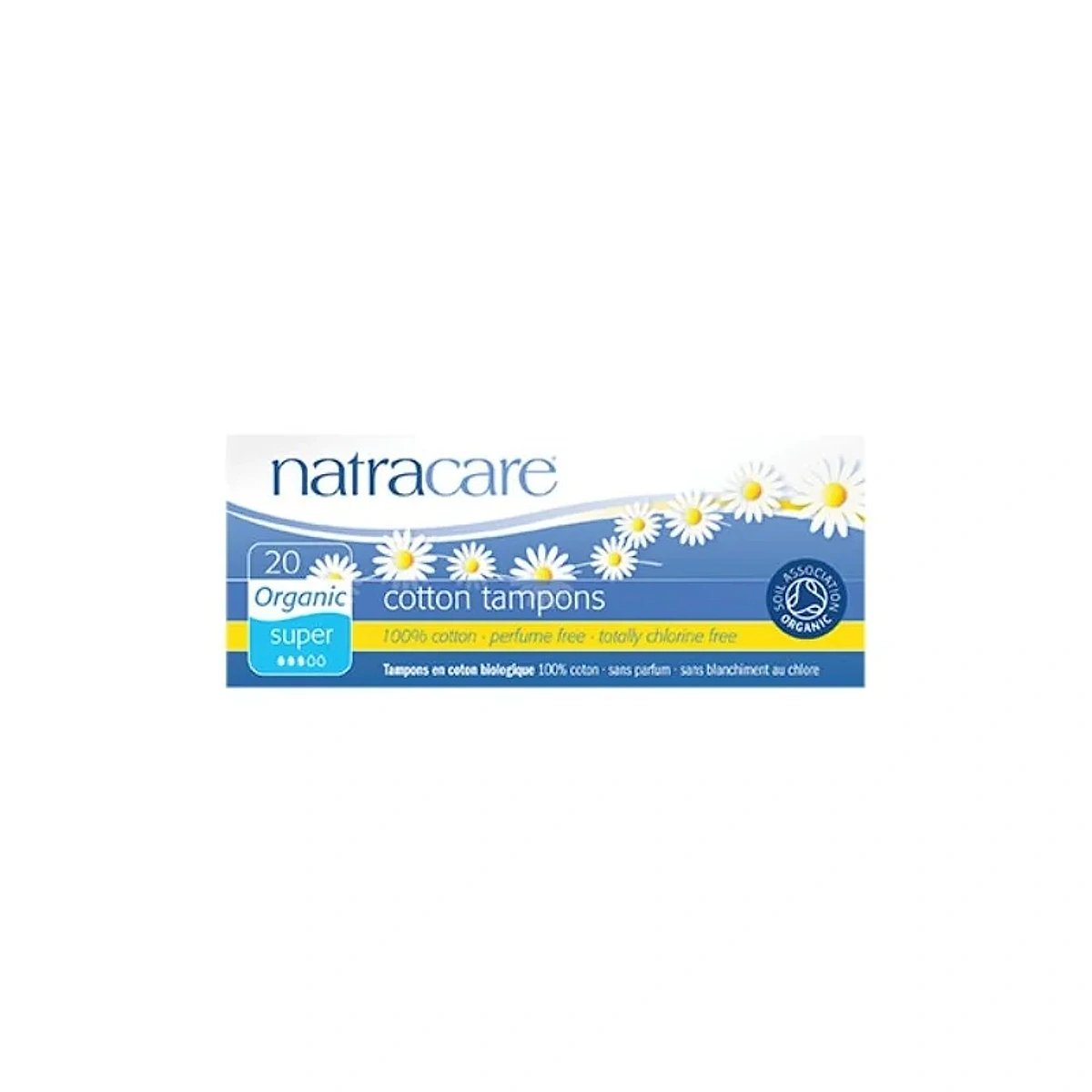 NATRACARE TAMPONS SUPER SANS APPLICATEUR 20 UNITES