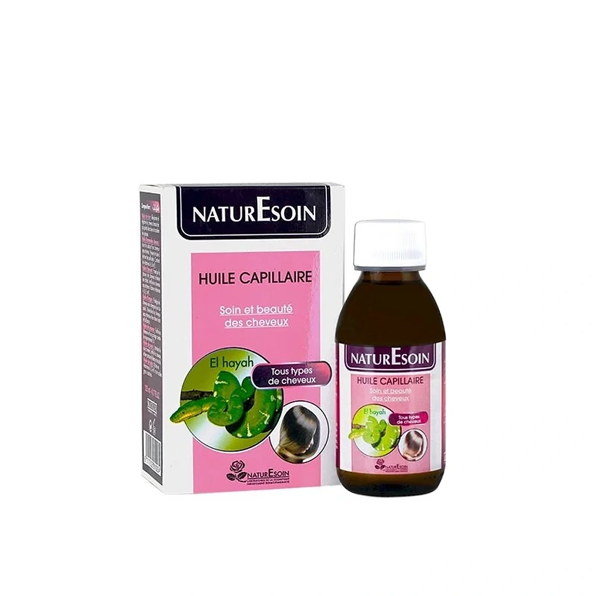 NATURESOIN Huile Capillaire EL hayah -Tous types de cheveux 125ml