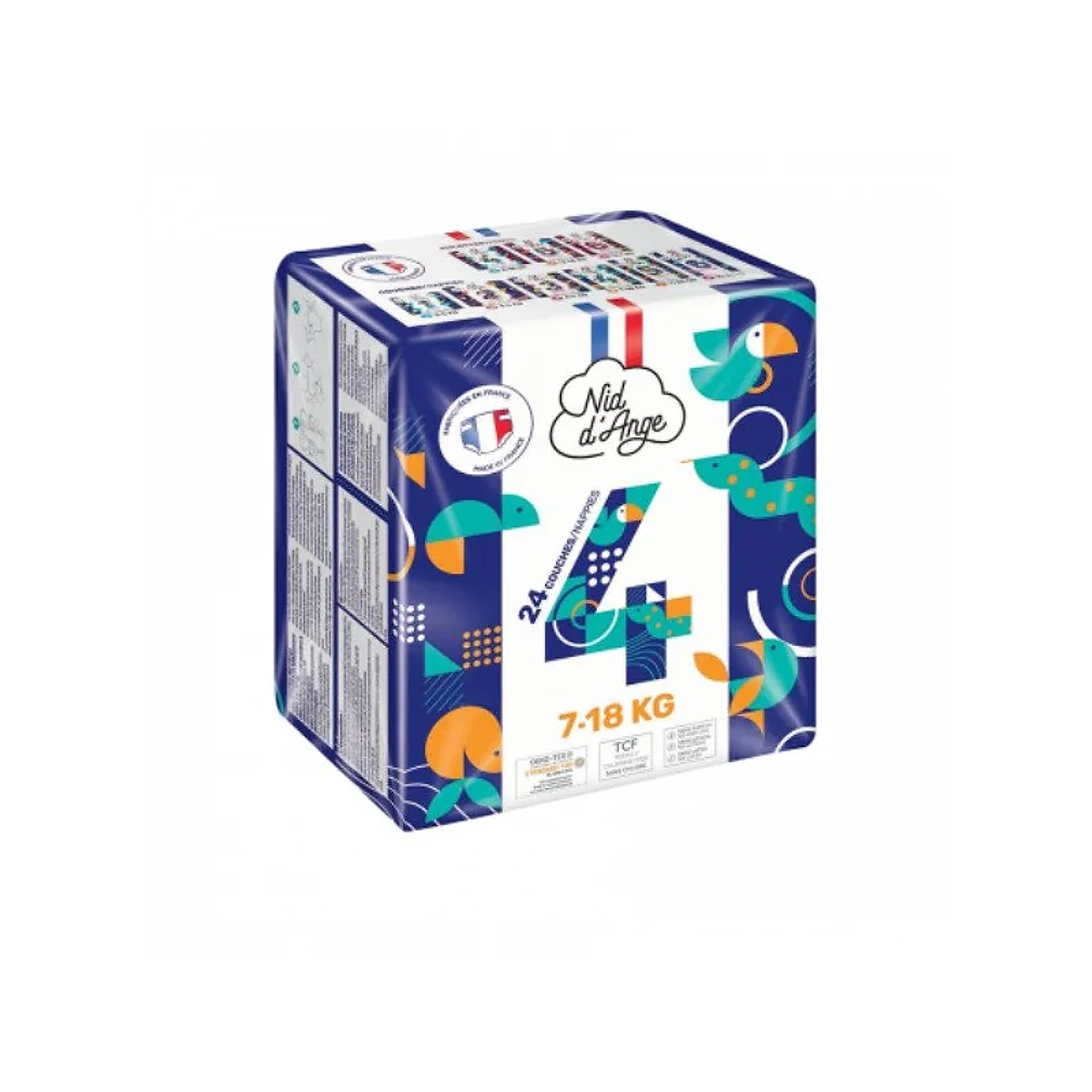 Nid d’ange Couche Taille 4 7/18kg 24 Pieces