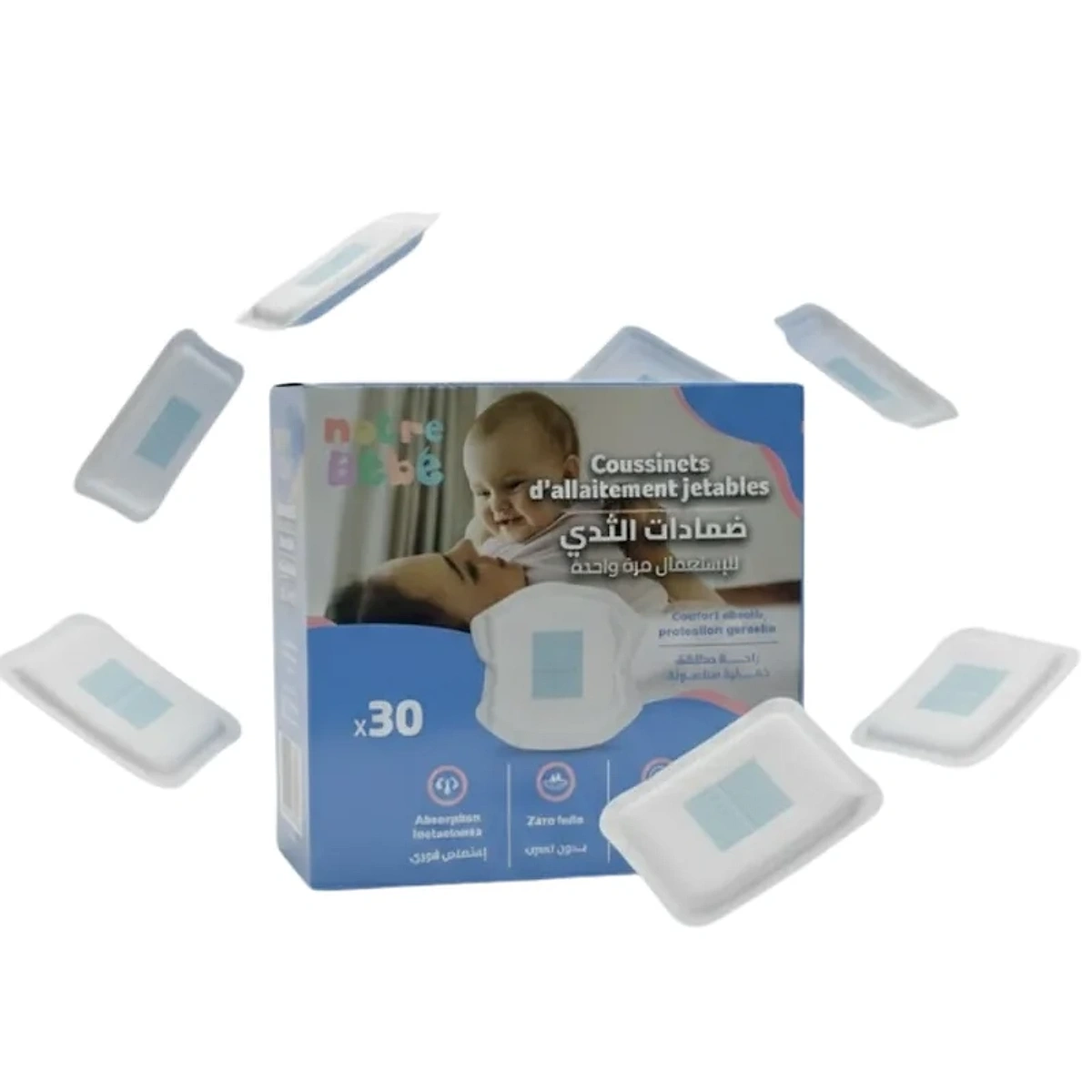 Notre Babe Coussinets D’allaitement Jetable x30