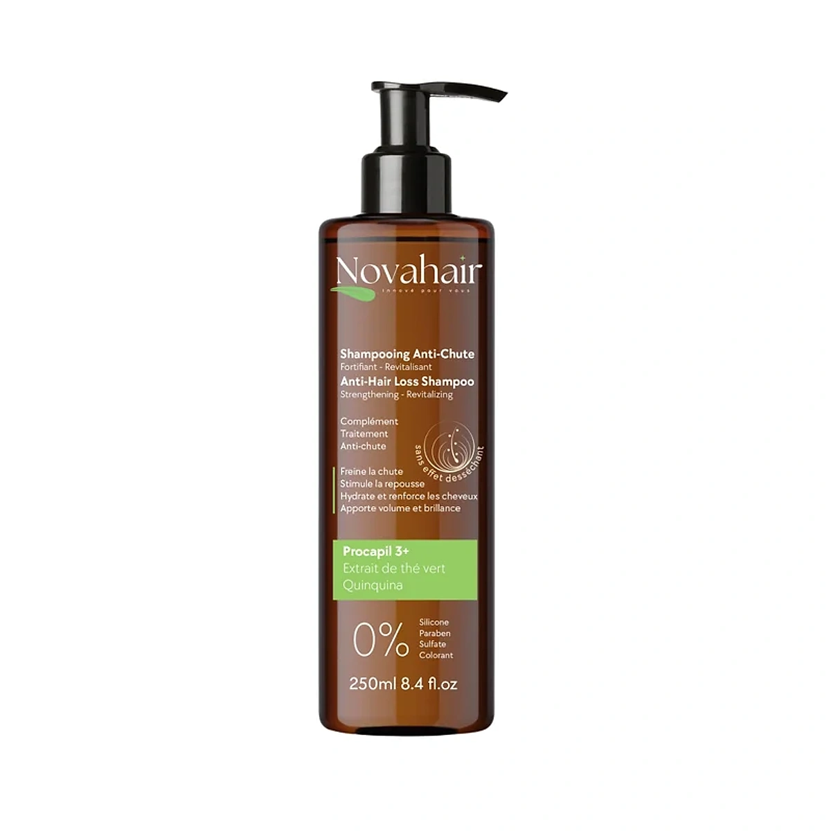 Novahair Shampoing Revitalisant et Fortifiant
