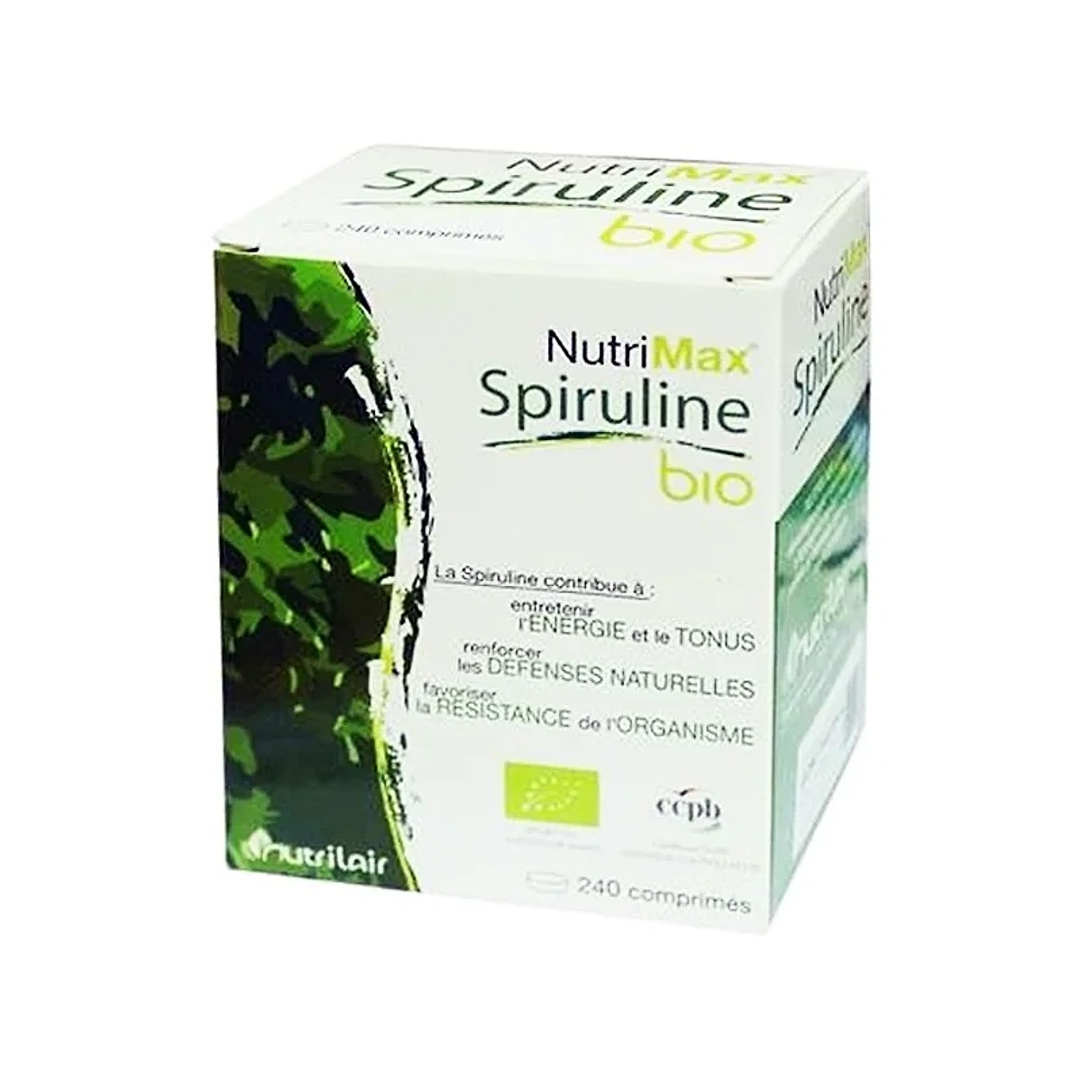 Nutrimax Spiruline Bio – 240 Comprimés