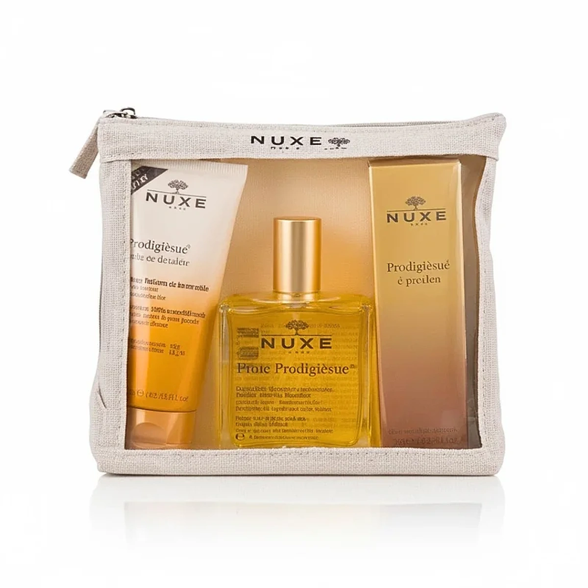 Nuxe Prodigieux Trousse Huile Douche+Huile Seche 100ml+Parfu