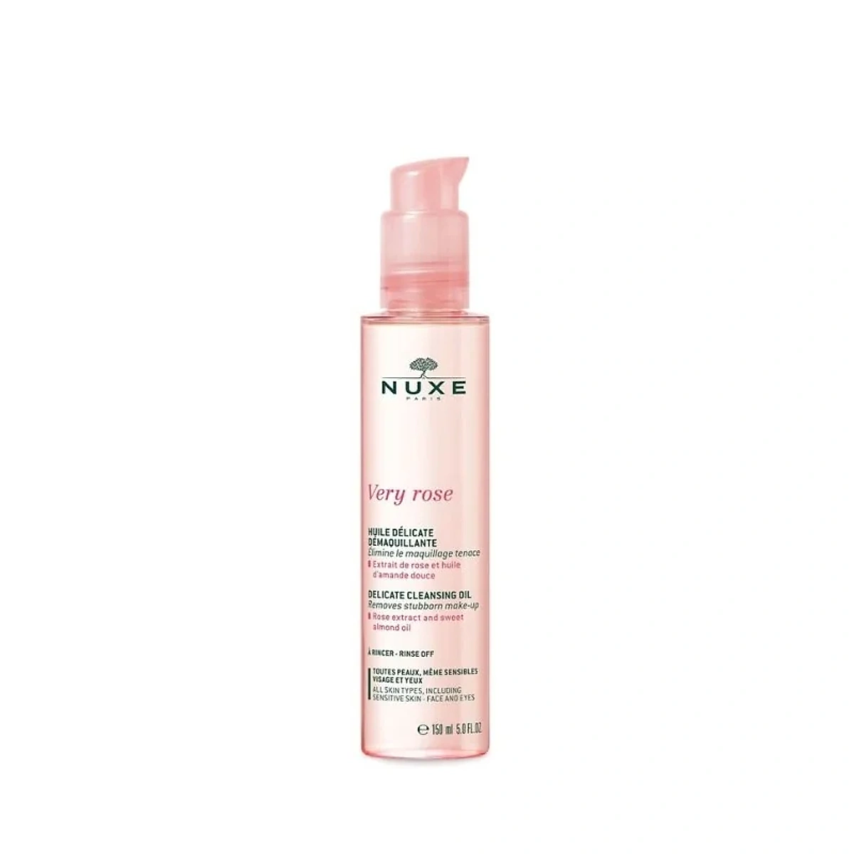 Nuxe Very Rose Huile Délicate Démaquillante 150ml
