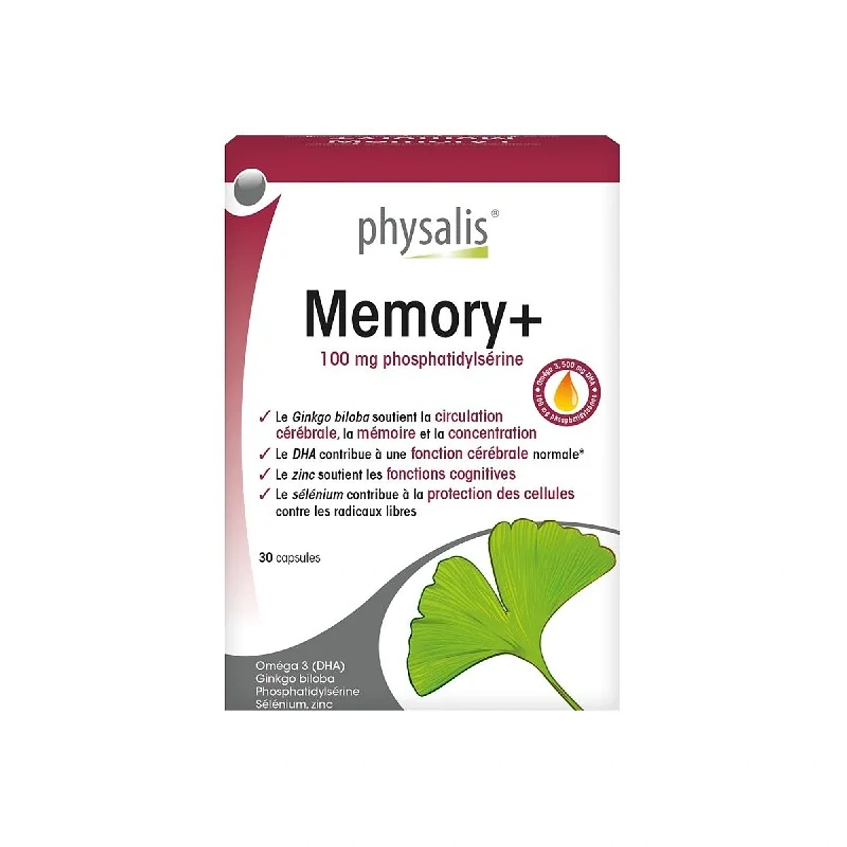 Physalis Memoire 100mg 30 capsules