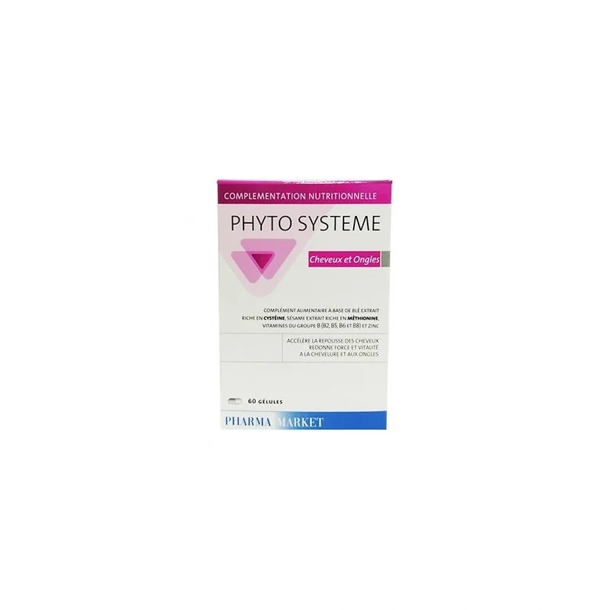 Phyto systeme Cheveux & Ongles 60gelules