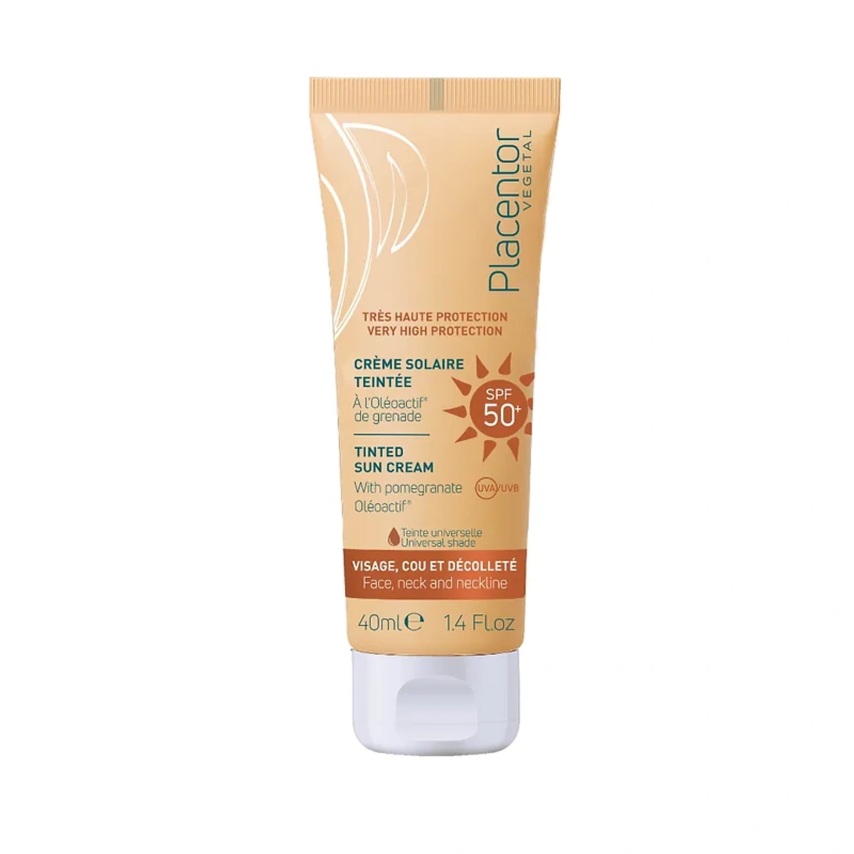 Placentor Creme Solaire Teinte Spf50 40ml