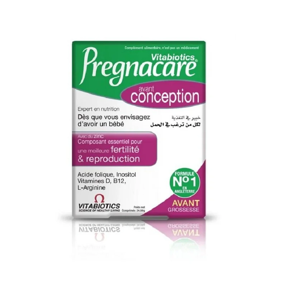 Pregnacare Avant conception 30 Comprimés
