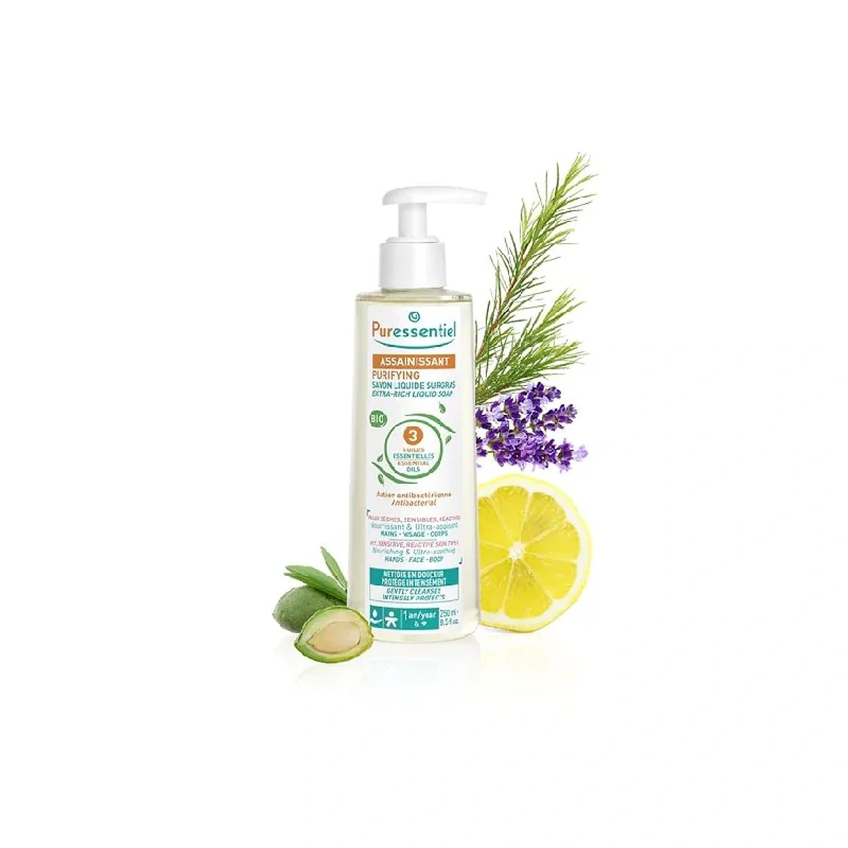 Puressentiel assainissant savon liquide surgras 500ml