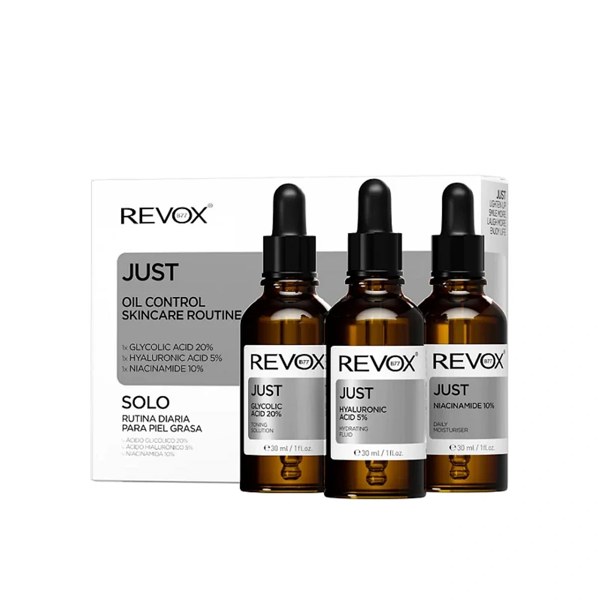 REVOX JUST B77 Routine de Soins de la Peau pour le Contrôle de L’huile
