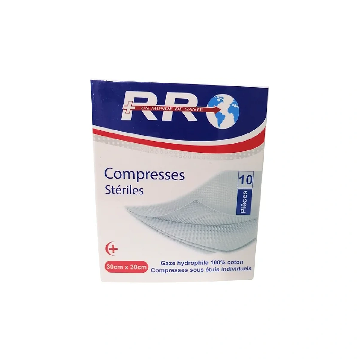 RR Compresse Steriles 30 x 30 10 Pieces