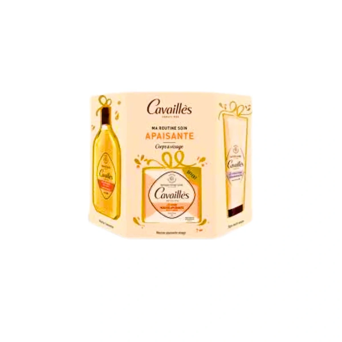 Roge Cavailles Coffret Apaisante Creme Miraculeuse+Huile Douche Veloutante+Savon