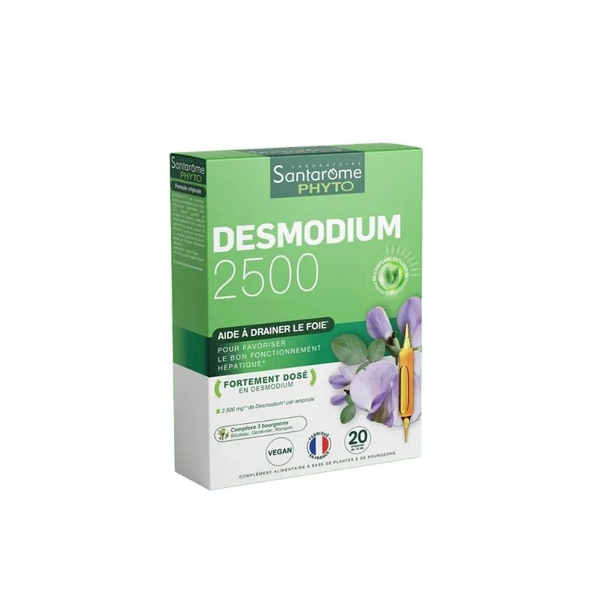 SANTAROME DESMODIUM 2500 20 AMPOULES