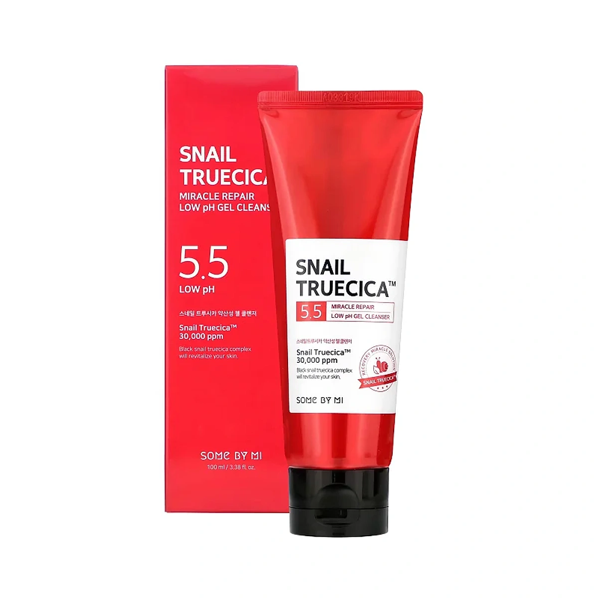 Some By Mi Snail Truecica Miracle Repair Low Ph Gel Cleanser 199ml