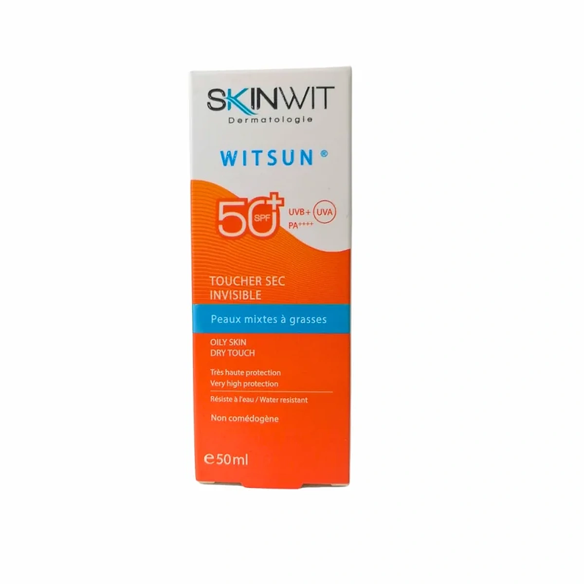 Skinwit Witsun Toucher Sec invisible Peaux mixtes a grasses spf50+ 50ml