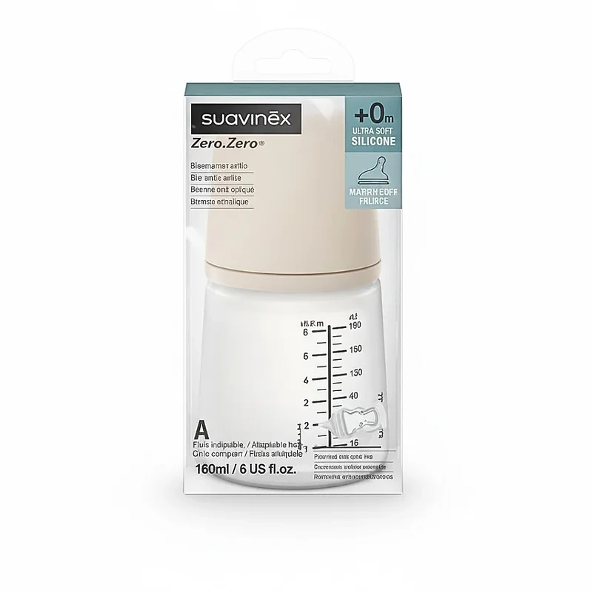 Suavinex Biberon Anti-Colique Adaptable Flow +0m 180ml