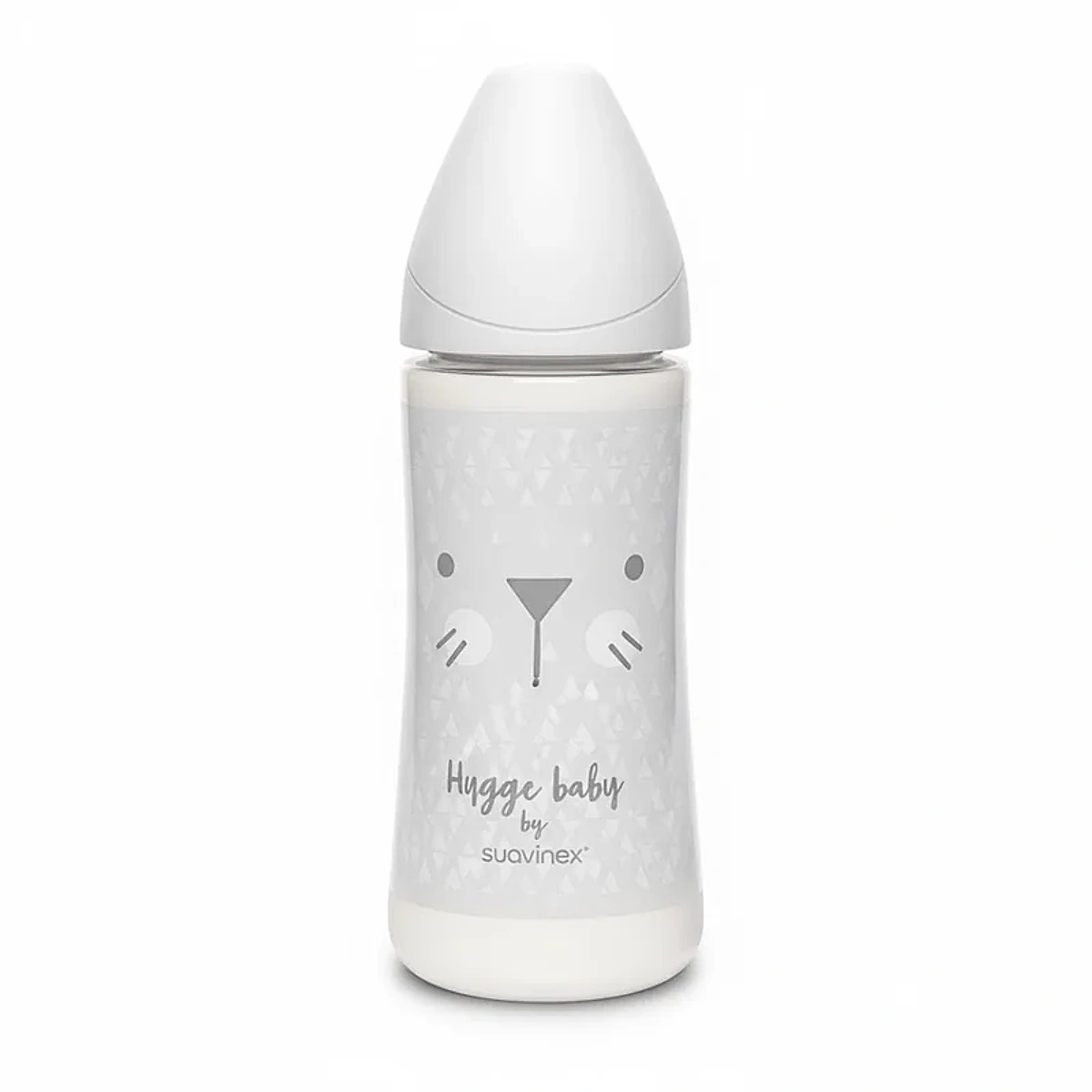 Suavinex Biberon Avec Tetine Ronde Debit Rapide +4m 360ml GY L2