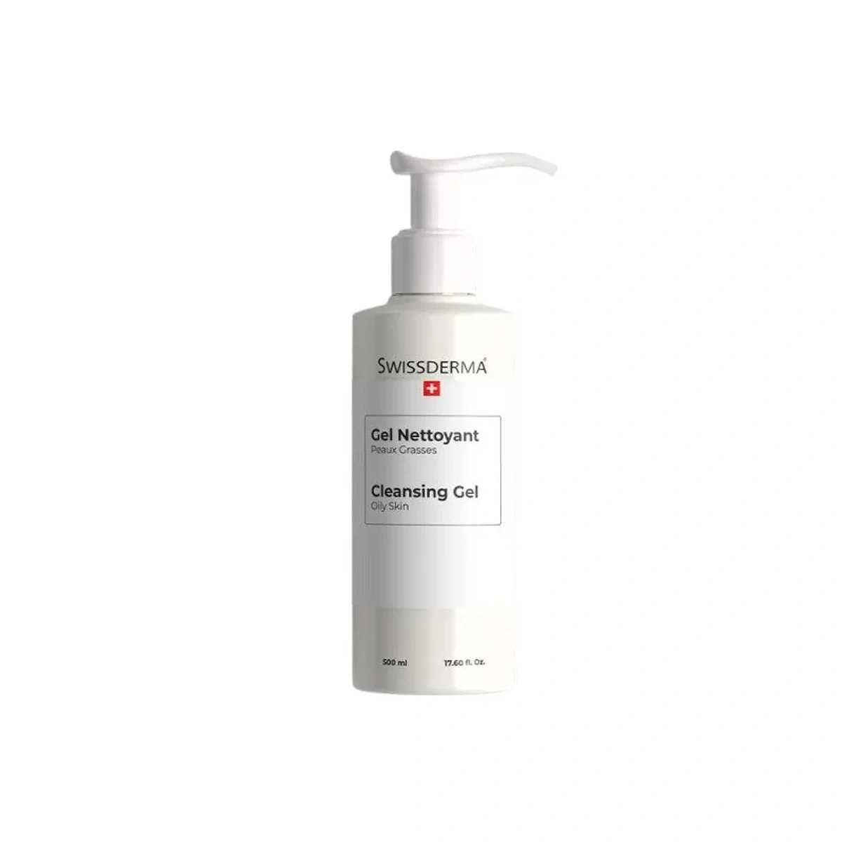 Swissderma Gel Nettoyant Peux Grasses 500ml