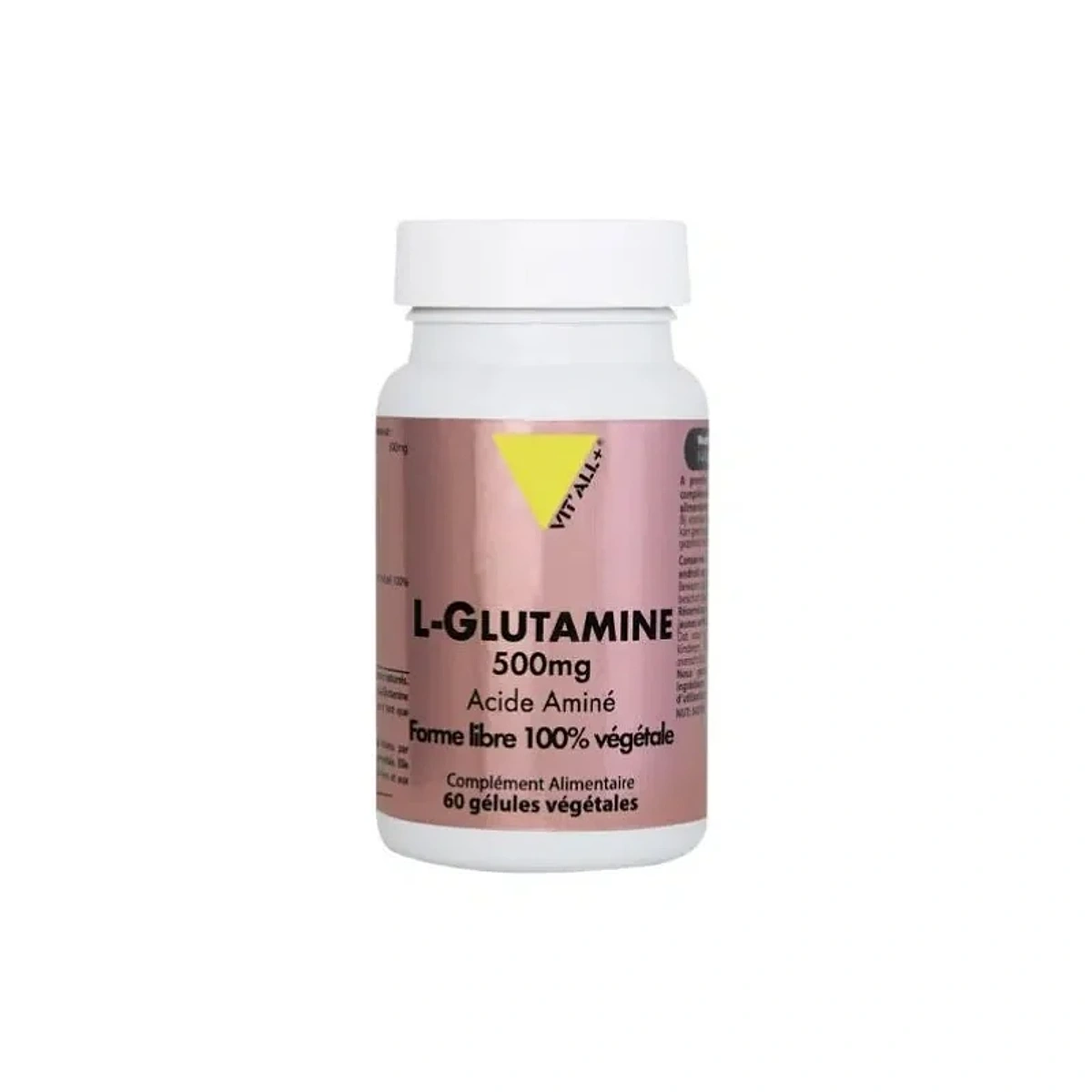 VITALL PLUS L-GLUTAMINE 500MG 60 GELULES