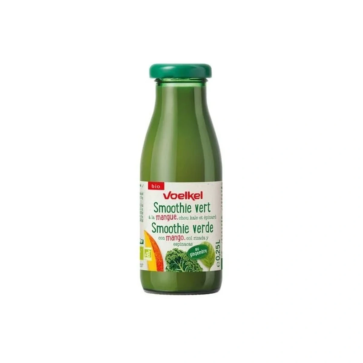 VOELKEL SMOOTHIE VERT MANGUE KALE EPINARD 250ML
