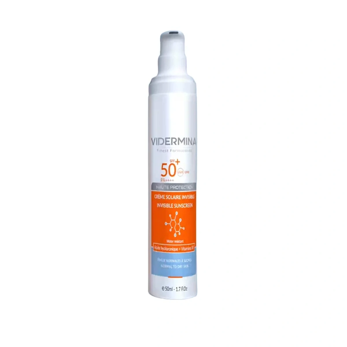 Vidermina Ecran Solaire Invisible Spf50+ 50ml
