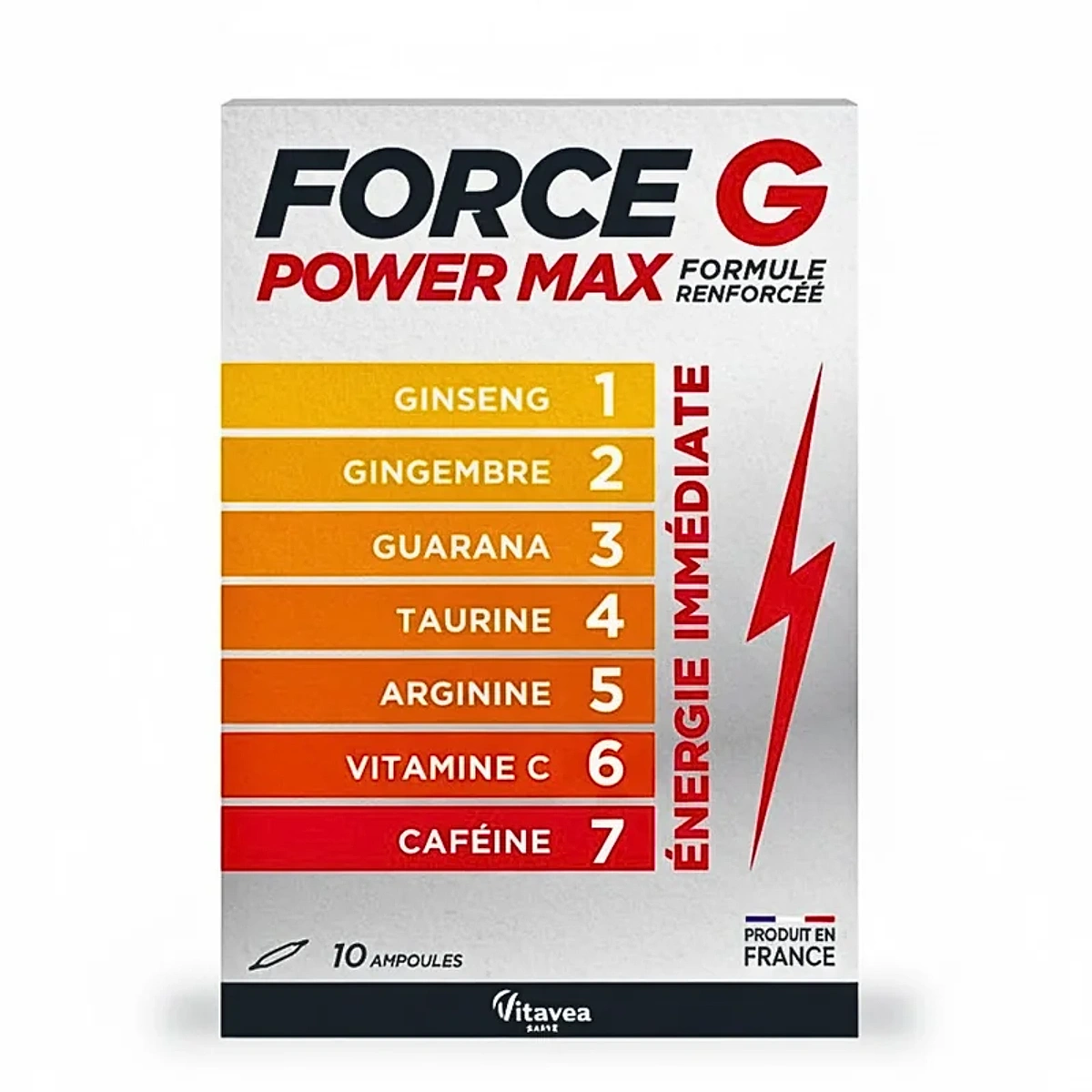 Vitavea Force G Power Max Ampoules 10x10ml