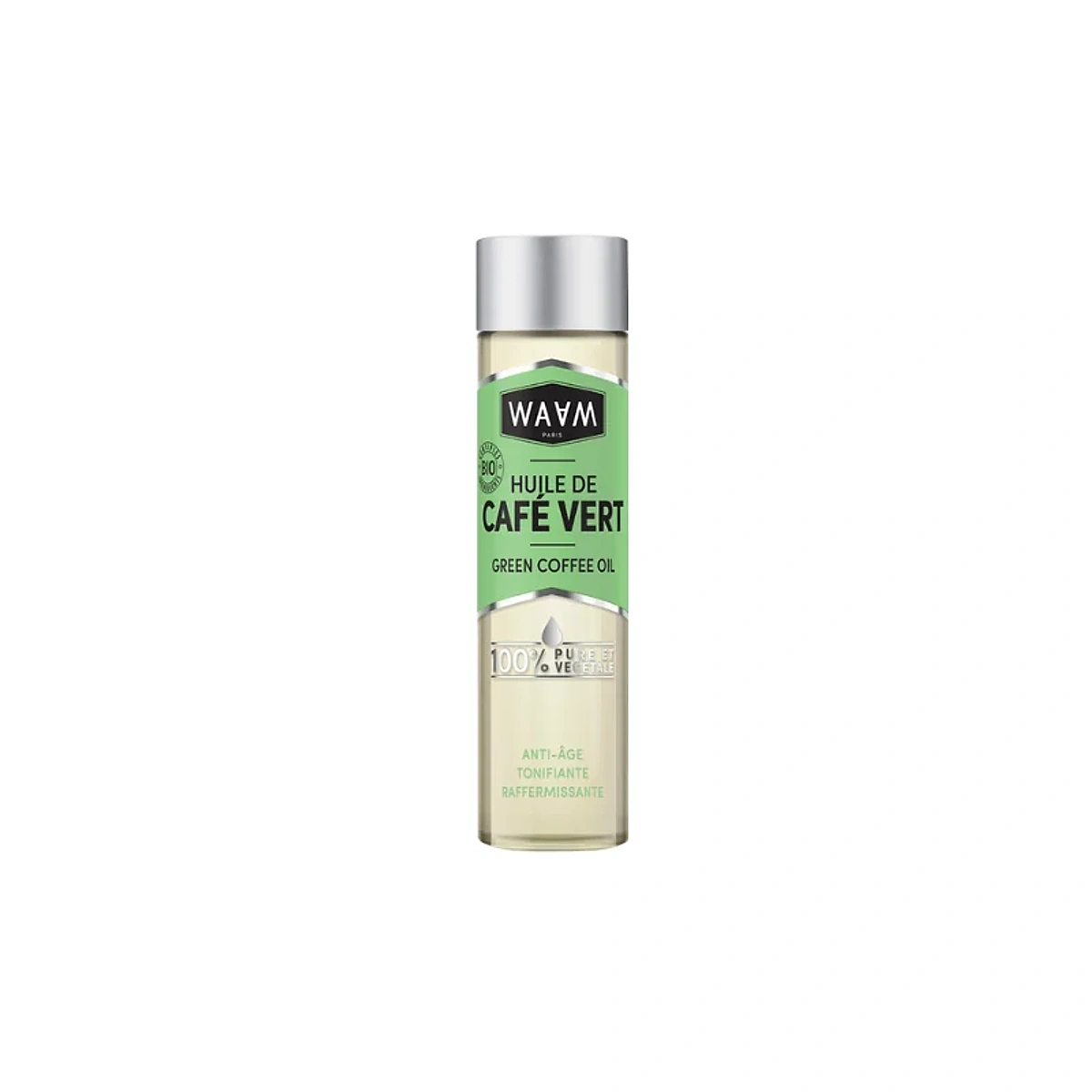 WAAM Huile de Café Vert certifiée BIO 75ml