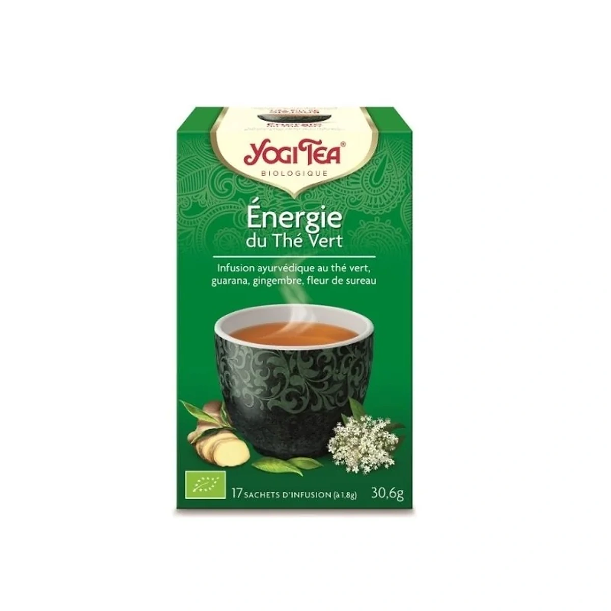 YOGI TEA ENERGIE DU THE VERT 17 X 2G