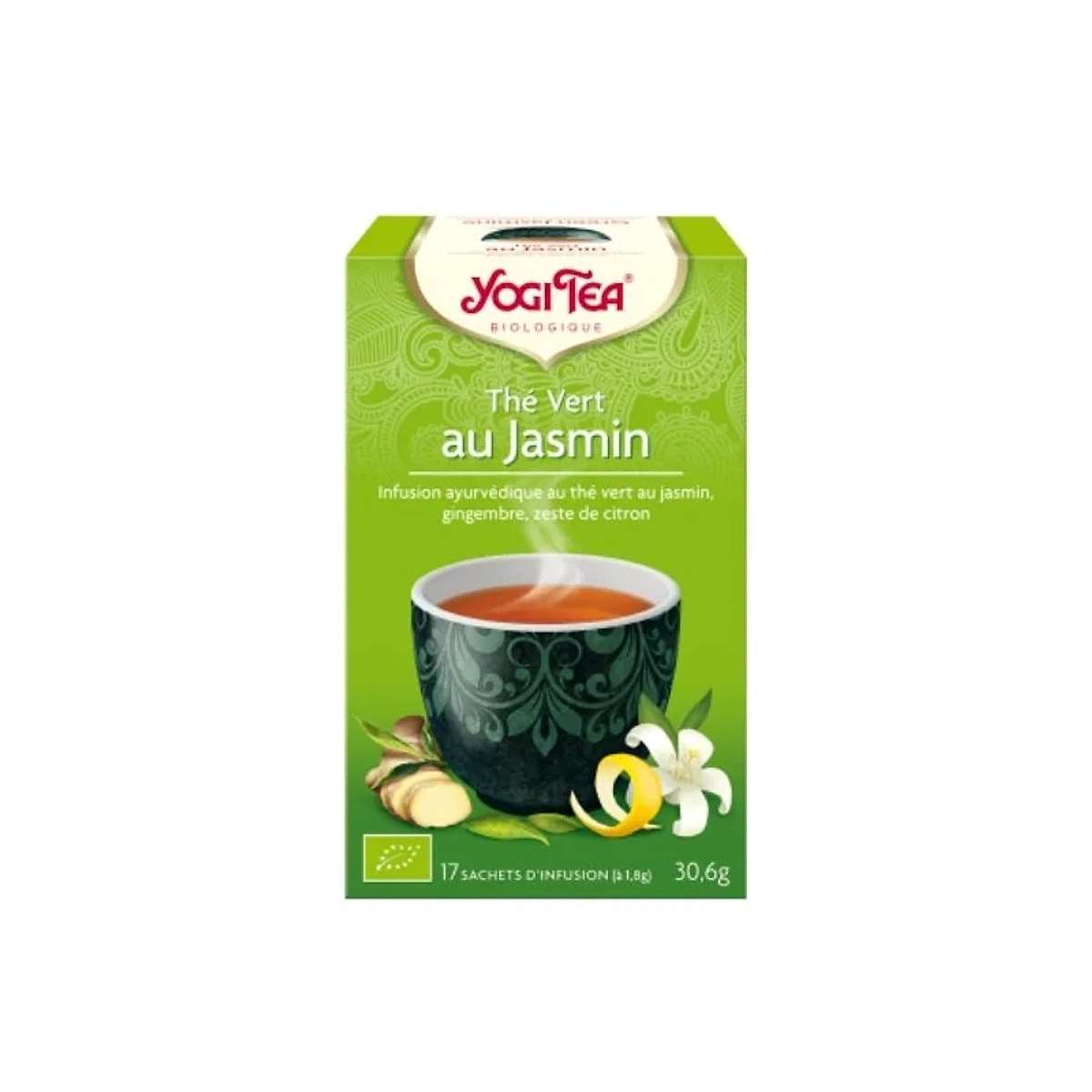 YOGI TEA THE VERT JASMIN 17 X 2G